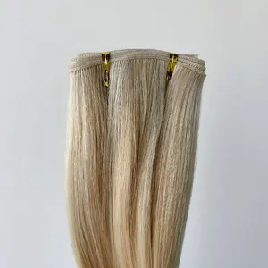 Greathairgroup Wholesale Factory Russian Invisible New Hand Tied Weft Hair Extension Genius Weft Hair Distributors