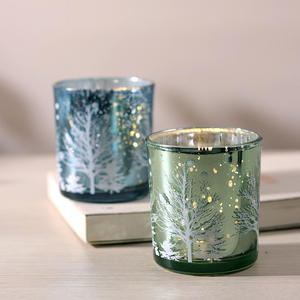 Bougies parfumées <span class=keywords><strong>en</strong></span> verre électroplaqué 200 ml, design moderne, cadeau <span class=keywords><strong>de</strong></span> Noël, bougie <span class=keywords><strong>en</strong></span> cire <span class=keywords><strong>de</strong></span> soja dans <span class=keywords><strong>un</strong></span> bocal <span class=keywords><strong>en</strong></span> verre - Product Image 4
