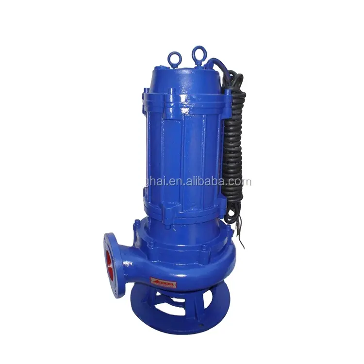 Vertical turbine submersible centrifugal water inline pump