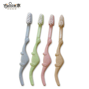 Cepillo de Dientes para Bebé Envasado Individualmente Directo de Fábrica con Cerdas Suaves de Paja de Trigo, Cerdas Finas para la Protección de las Encías - Product Image 4