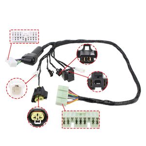 CARBBIA 36620-01H00 Faisceau de câblage pour phares et compteurs compatible Suzuki <span class=keywords><strong>GSXR</strong></span> 600 <span class=keywords><strong>GSXR</strong></span> <span class=keywords><strong>750</strong></span> <span class=keywords><strong>2006</strong></span> 2007 - Product Image 2