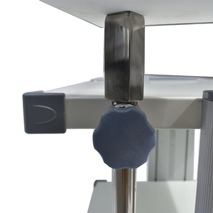 Chariot d'endoscopie, chariot de travail laparoscopique RT-045T-3999, chariot silencieux à 4 niveaux, roulettes de 100 mm, main courante fixe, usage hospitalier - Product Image 4