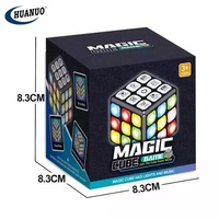 Le plus récent Cube de musique et de lumière électrique multifonctionnel jouets jeux de mémoire intelligents clignotant Puzzle Cube ensemble de jouets pour les enfants