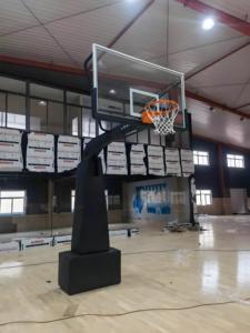 <span class=keywords><strong>Canestro</strong></span> da Basket Idraulico Approvato FIBA, <span class=keywords><strong>Pieghevole</strong></span> e Portatile con Supporto per Competizioni - Product Image 5
