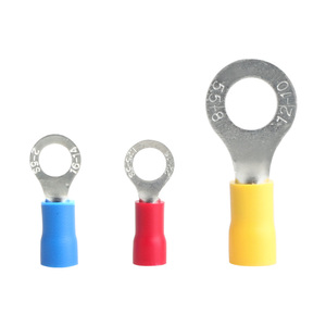 RV loại lạnh ép thiết bị đầu cuối đóng hộp đồng thau cách điện uốn Vòng thiết bị đầu cuối - Product Image 1