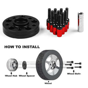 Distanziali Ruota da 15mm 5x112mm con Centraggio sul Mozzo da 66.6mm e Bulloni Conici M12x1.5 per Mercedes Benz con Bulloni Sferici - Product Image 5