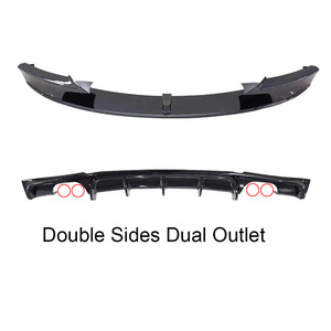 <span class=keywords><strong>3</strong></span> סדרת F30 F35 M ביצועים מבריק שחור מול שפתיים מראה כיסוי ספוילר קדמי גריל אחורי מפזר קדמי ספליטר עבור BMW - Product Image 3