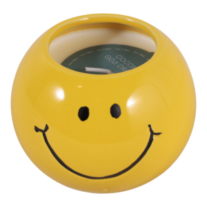Portacandele profumato in ceramica a forma di faccina sorridente per soggiorno, camera da letto, bagno, regalo decorativo - Product Image 1