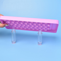 Kit de fabrication de baume à lèvres recyclable fait à la main avec moule de remplissage, plateau de remplissage, spatule, grattoir, approuvé pour les tubes en plastique, outils de maquillage