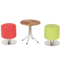 Pouf pouf doux touffeté en velours repose-pieds chaise tabouret rond de style chinois pour entrée ou utilisation en appartement
