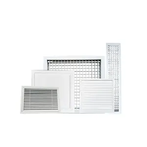 Aluminium Supply Hvac Uitlaat Aluminium Plastic Lineaire Ventilatie Conditioning Roosters Ronde Vent Air Diffuser Roosters