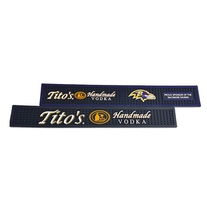 Customizable Rubber Bar Mat PVC <b>Silicone</b> Spill Mat Bar Runner Pub Rail Mat Drip Tray Non Slip Countertop <b>Pad</b> with Logo - Product Image 3