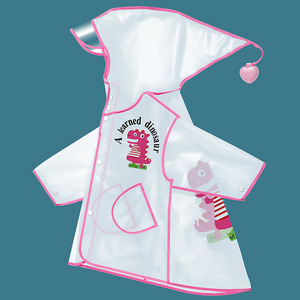 Impermeabile Universale per Bambini in EVA, Design a Cartoni Animati con Dinosauri, Impermeabile a Quadretti per Ragazzi e Ragazze - Product Image 5