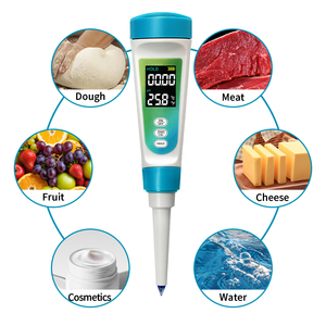 Lớn Màn hình LCD 2-in-1 Ph/Temp Tester PH <span class=keywords><strong>meter</strong></span> cho thực phẩm/trái cây/lỏng PH thử nghiệm lĩnh vực sử dụng - Product Image 5