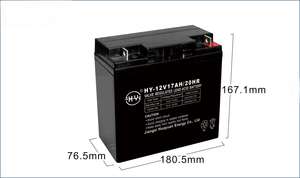 납산 배터리 <span class=keywords><strong>6</strong></span> Fm 17 12V 17Ah 12볼트 17암페어 납축전지 AGM SLA 배터리 (UPS 시스템용) - Product Image 2