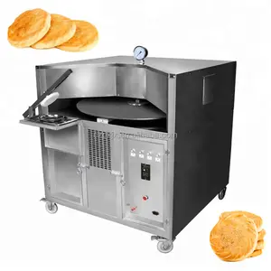 Máquina automática para hornear horno de raza Naan, horno de pan de pita griego rotativo árabe para Roti y postres