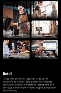 SUNMI CPad palmare registratore di cassa Tablet PC ordine Online Ultra-sottile ristorante sistema di visualizzazione cucina Pos - Product Image 3