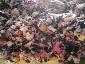 Precio barato aplastado sujetador <span class=keywords><strong>tela</strong></span> espuma triturada <span class=keywords><strong>tela</strong></span> sujetador espuma chatarra - Product Image 3