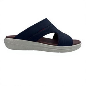 <span class=keywords><strong>Sandalias</strong></span> Personalizadas para <span class=keywords><strong>Hombre</strong></span> con Punta Abierta y <span class=keywords><strong>Hebilla</strong></span> Ajustable, con Parte Superior <span class=keywords><strong>de</strong></span> PU Transpirable, para Uso Casual Islámico en Arabia Saudita, Golfo y GCC - Product Image 2