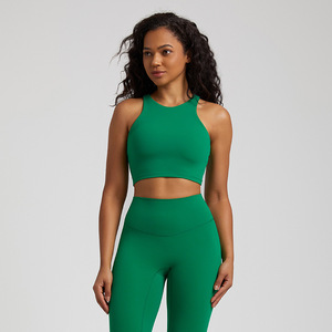 Nuevo hermoso Sujetador deportivo trasero para mujer a prueba de golpes para correr Yoga sujetador chaleco deportivo con almohadillas para el pecho - Product Image 4