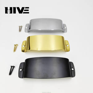 Housse de protection pour pont de <span class=keywords><strong>guitare</strong></span> basse PB JB, étui de protection pour basse électrique en or, argent et noir, vente directe d'usine - Product Image 6