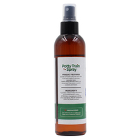 Etiqueta privada Personalizar Pet Orine Potty Spray para perros tanto para interiores como para exteriores Cachorros Perros Baño Comportamiento Entrenamiento Spray 200ml