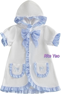 Cubrebikini <span class=keywords><strong>de</strong></span> Verano para Niña Pequeña, <span class=keywords><strong>Traje</strong></span> <span class=keywords><strong>de</strong></span> <span class=keywords><strong>Baño</strong></span> <span class=keywords><strong>Blanco</strong></span> <span class=keywords><strong>de</strong></span> Tela <span class=keywords><strong>de</strong></span> Rizo para Bebés y Niñas Pequeñas, Chaqueta con Volantes y Bordado - Product Image 3