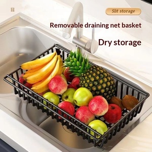 Panier de <span class=keywords><strong>rangement</strong></span> pour légumes de cuisine, étagère de <span class=keywords><strong>rangement</strong></span> multi-niveaux en métal sur pied, mobile, pour légumes et fruits - Product Image 5