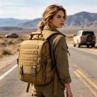 Sac à dos de randonnée de luxe multi-styles, logo personnalisé, sac à dos de chasse à usage quotidien, prix d'usine, sac à dos tactique compact pour le sport