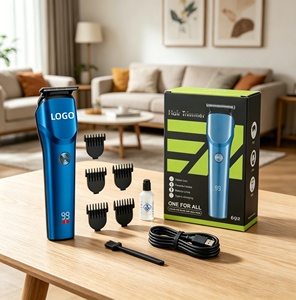 Máquinas de Afeitar para Hombre del <span class=keywords><strong>Mejor</strong></span> Fabricante, Impermeables, Recargables, con Cuchillas de Acero Inoxidable, Batería de 1200 mAh, <span class=keywords><strong>Recortadora</strong></span> Corporal con LED - Product Image 2