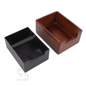 Caja de desecho de madera de acacia para café expreso con barra de golpeo extraíble, herramientas profesionales para barista para el hogar o cafetería - Product Image 3