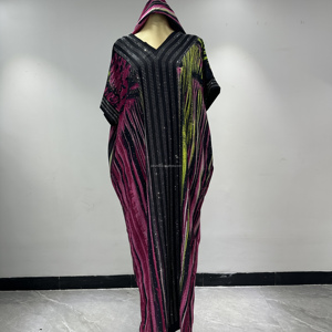 Vêtements traditionnels africains pour femmes, robe longue grande taille, kaftan musulman de Dubaï, abaya, robe de soirée, robes Ankara Dashiki - Product Image 2
