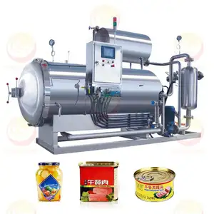 hot selling industrial horizontal autoclave retort sterilization machine food retort sterilizer for sale