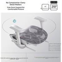Chaise de bureau ergonomique confortable pour la maison et le bureau, conçue pour une utilisation prolongée, fonction inclinable, dossier en maille, réglable en hauteur