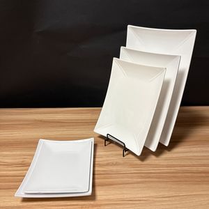 Venta directa de fábrica, juegos de <span class=keywords><strong>platos</strong></span> de <span class=keywords><strong>melamina</strong></span>, vajilla, <span class=keywords><strong>platos</strong></span> rectangulares irrompibles baratos para restaurante - Product Image 6