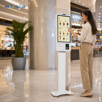 Kiosque de commande en libre-service Full HD 32 pouces avec lecteur de codes-barres pour supermarché
