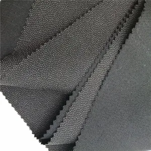 Gute Qualität Polyester Broken PA PES Twill Weave Inter lining Gewebtes Schmelz futter für Anzug