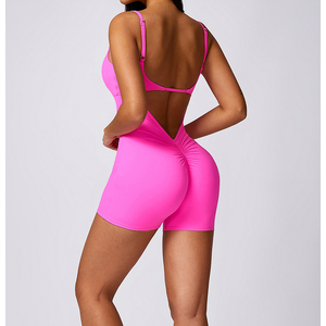 Oferta Relámpago: Mono de Yoga Ajustable con Tirantes, Efecto Levanta Glúteos, Sujetador Incorporado, Sensación de Segunda Piel, Secado Rápido, para Gimnasio y Yoga, para Mujer - Product Image 1