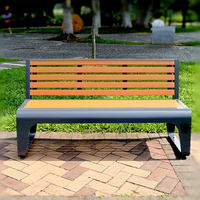Bancs de parc et sièges publics au design moderne pour les espaces verts urbains, les patios extérieurs et les hôpitaux