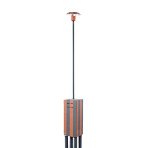 Lampadaire italien Memphis Milano Terminus L300*W300*H1600mm avec source lumineuse LED et commande par interrupteur pour salon et salle d'exposition - Product Image 4