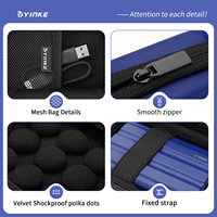 Yinke – étui de transport Compatible avec Samsung T7 Shield/T7/T7 Touch Portable SSD dur EVA Portable voyage stockage housse de protection