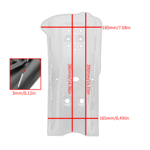 XXUN Plaque de protection inférieure large pour Triumph Speed 400 Scrambler 400 X XC 24 à 26 <span class=keywords><strong>Thruxton</strong></span> 400 Tracker 400 Accessoire de remplacement - Product Image 4
