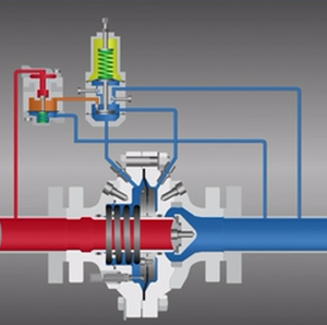 Régulateur de pression de gaz haute température pneumatique Emerson Tartarini 2 FL BP/FR, contre-pression basse pression, acier au carbone, réduction - Product Image 5