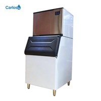 Machine à glaçons à grande capacité à commande intelligente, refroidie par eau, facile à utiliser, pour les magasins de boissons, les hôtels