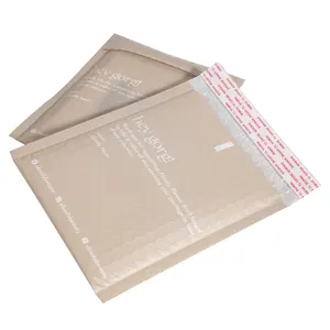 Customized Poly Bubble Mailers Waterproof Shock Resistant Shipping Packaging