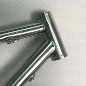 ลดราคาพิเศษ โครงจักรยานไทเทเนียมแบบขับเคลื่อนด้วยสายพาน Oem 29 Plus และระบบ Rohloff Sliding Dropouts - Product Image 4