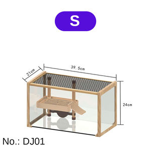Dj L Fabrikant Directe Verkoop Houtnerf Regenwoud Landschapsarchitectuur Kooi Schildpad Hagedis Voeden Reptiel Huisdier Kooi - Product Image 2