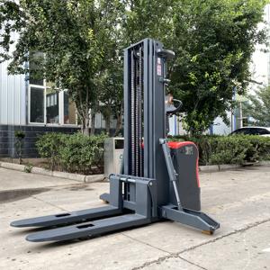 全地形パレットスタッカー工場直上半電気パレットスタッカーストラドル型電気パレットスタッカー - Product Image 4