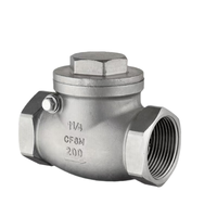 Vanne de vidange hydraulique manuelle filetée en acier inoxydable vanne anti-retour haute résistance pour eau huile gaz acide