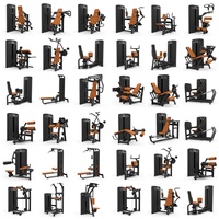 Équipement de fitness commercial certifié CE ISO EN957 SGS, fabricant BFT Fitness, ensemble complet de machines de musculation, équipement de fitness à sélection de poids 2100.